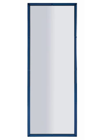 Mauro Ferretti Wandspiegel mit blauem Glasrahmen, 55 x 2 x 150 cm