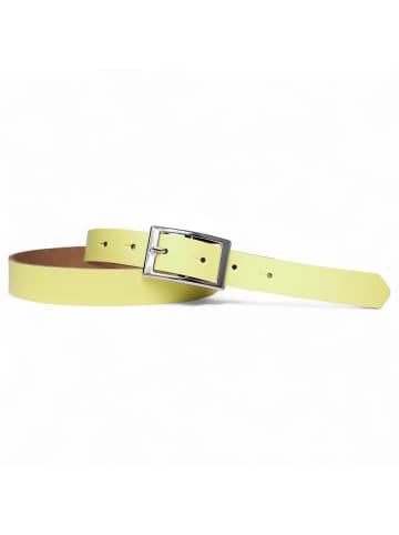FRONHOFER Ledergürtel in Lemon