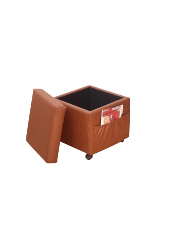 möbel-direkt Sitzhocker Polsterhocker in braun