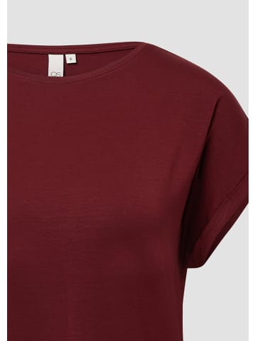 QS T-Shirt in 3900_bordeaux