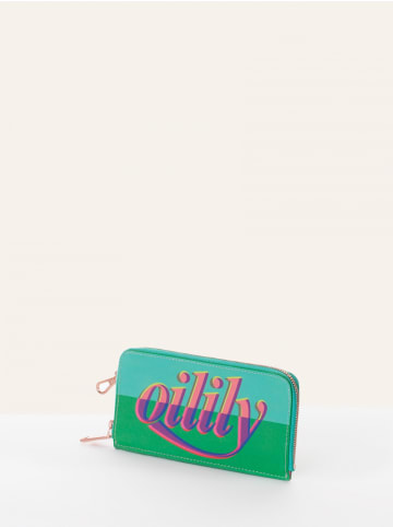 Oilily Karten-Geldbörse mit Reißverschluss in Blau