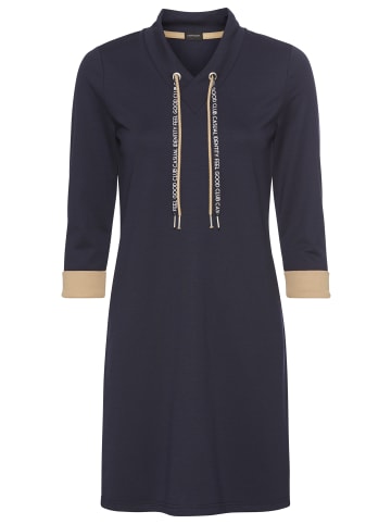 Laura Scott Jerseykleid in marine-camel