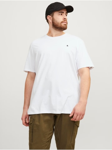 JACK & JONES PLUS T-shirt in White