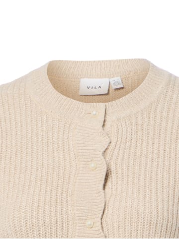 Vila Strickjacke VICutie in beige gold - 0001
