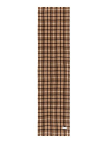 Marc O'Polo Karierter Wollschal in Medium Beige