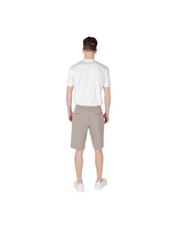 Braun Baumwolle Bermudashorts