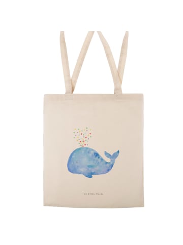 Mr. & Mrs. Panda Schultasche Wal Konfetti ohne Spruch in Creme