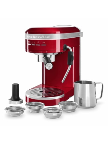 KitchenAid Halbautomatische Espressomaschine Artisan in Gusseisen Schwarz