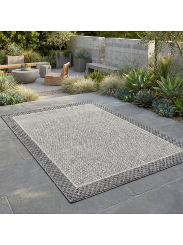 KADIMA DESIGN Teppich Outdoor Waschbar Bordüre LIRIA Strapazierfähig OEKO-TEX Balkon