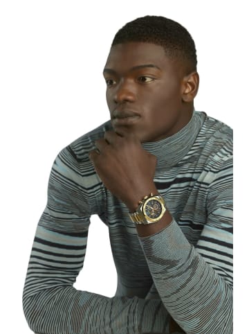 Missoni Analoguhr für Herren in silber