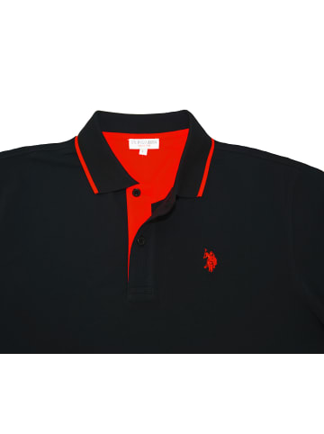 U.S. Polo Assn. Poloshirt in schwarz