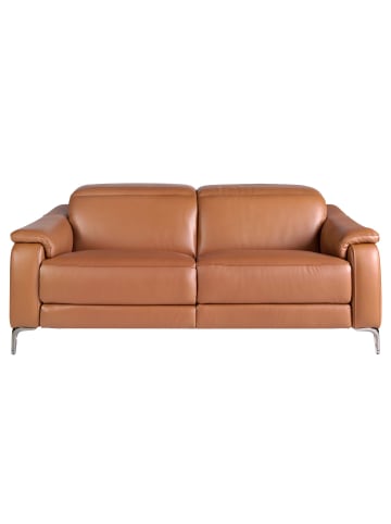 Angel Cerdá Relax-Sofa 6181 in Braun / Stahl