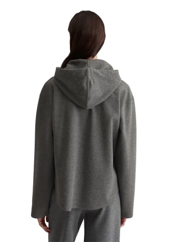 Marc O'Polo Jersey-Hoodie relaxed in Rocky Grey Melange
