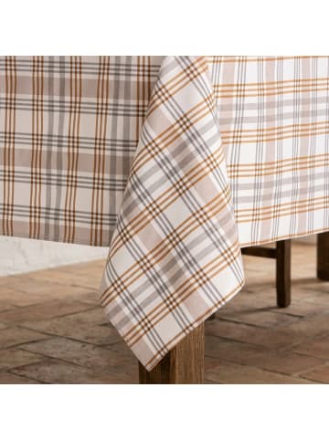 Tischdecke "Lekuadro" in Camel