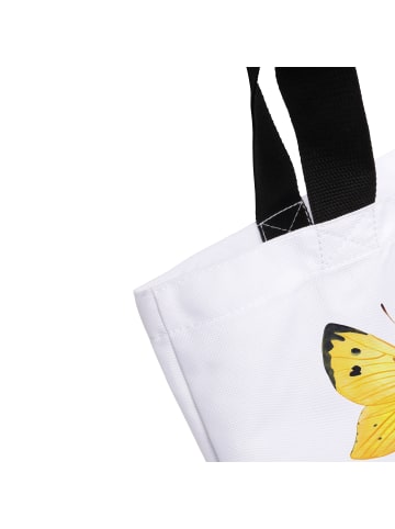 Mr. & Mrs. Panda Tote Bag Raupe Schmetterling mit Spruch in Weiß