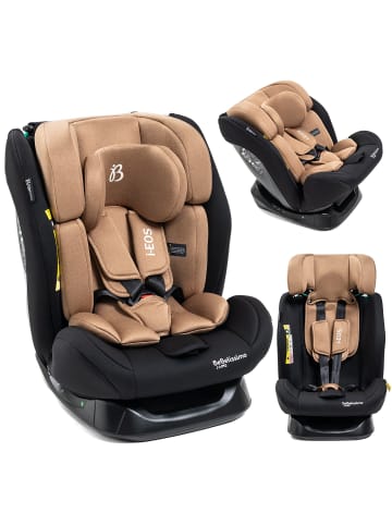 BeBelissimo Kindersitz I-SIZE 40-150 cm, Verstellbare Kopfstütze - EOS in Beige