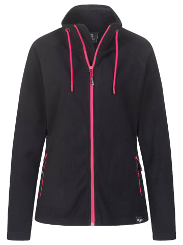 Rock Creek Fleecejacke in Schwarz