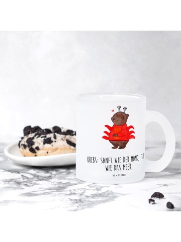 Mr. & Mrs. Panda Kaffeebecher Krebs Astrologie mit Spruch in Transparent