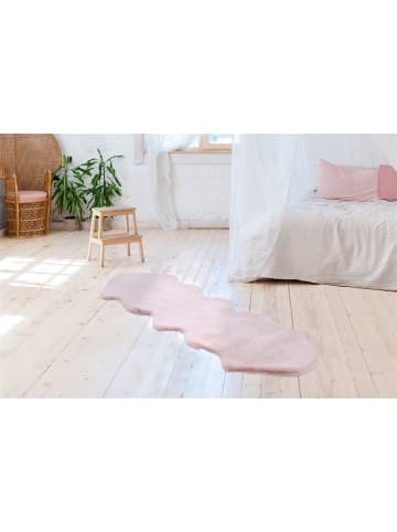 Teppich Boss Hochflor Teppich Robert Double Sheepskin 325 - Rosa