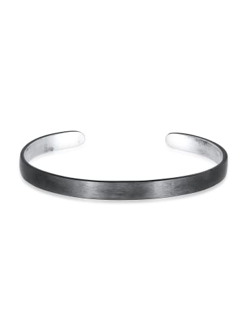 KUZZOI Armband 925 Sterling Silber in Schwarz