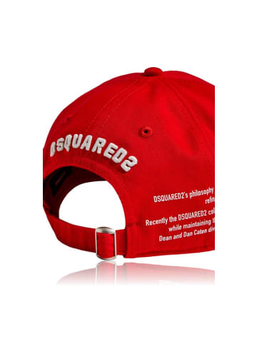 Dsquared2 Embroidered Baseball Cap Rot Unisex