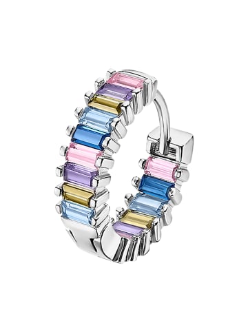 LOTUS silver Ohrringe Silber 925 Sterling Silber Zirkoniastein Creolen