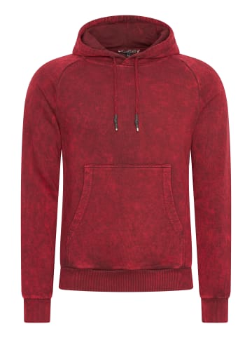 Rusty Neal Verwaschener Kapuzenpullover in Rot