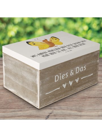 Mr. & Mrs. Panda Holzbox Mobbing bewältigen Selbstwert mit Spruch in Weiß