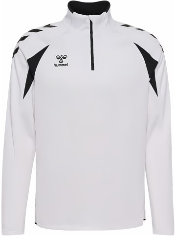 Hummel Trainingsjacke "Core 2.0 Half Zip" in Weiß