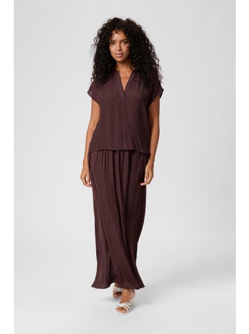 Kaffe Kurzarm-Bluse KAanja Regular fit in Fudge