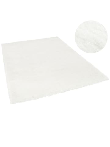 Pergamon Hochflor Langflor Shaggy Teppich Glow in Wollweiss