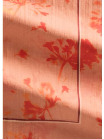 Marc O'Polo Schal mit Allover-Print in Medium Orange