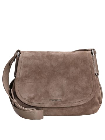 COCCINELLE Rebekka Suede - Umhängetasche 27 cm (warm taupe) in warm taupe/warm taupe