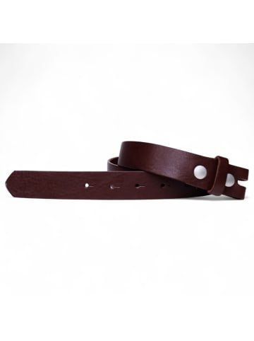 FRONHOFER Damen Ledergürtel Wechselgürtel in Dunkelbraun