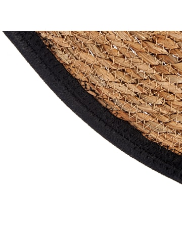 GIFTDECOR Geflochtener Teppich in beige