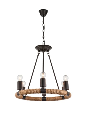 Globo lighting Hängeleuchte "ULLEU" in black