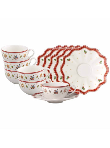 Villeroy & Boch 6er Set Kaffeetassen mit Untertassen Toy's Delight in Bunt 170 ml in bunt