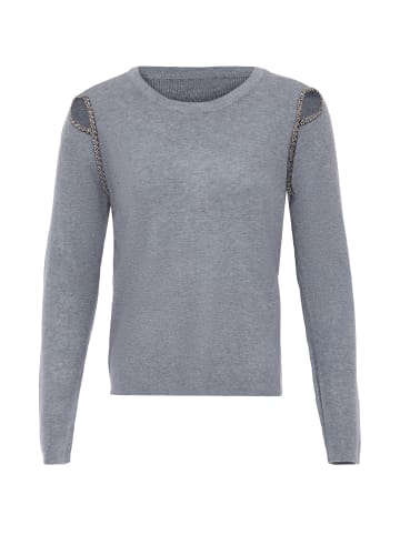 NAEMI Damen Pullover in Grau