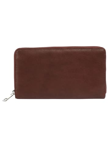 Samantha Look Geldbörse echt Leder in braun