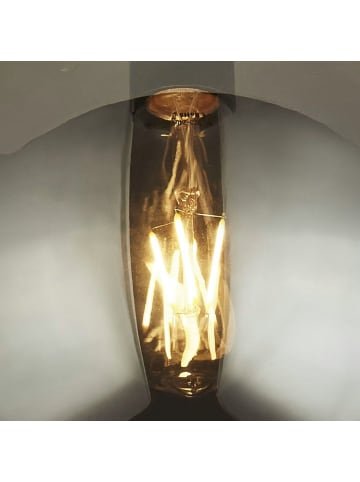 Licht-Erlebnisse Deckenlampe (B)25 x (L)25 x (H)28 cm in Schwarz Rauchgrau