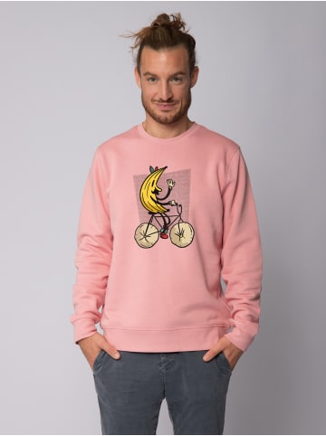wat? Apparel Sweatshirt Banana Rider in Canyon Pink