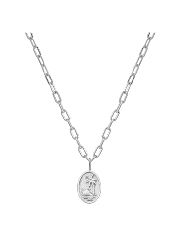 Glanzstücke München Kette Sonnenuntergang/Palme aus Sterling Silber in silber