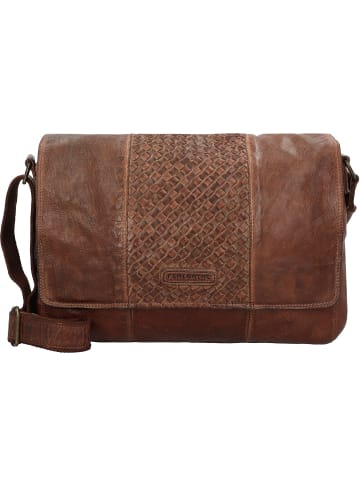 Greenland Nature Femi & Nine Messenger Leder 38 cm in brown