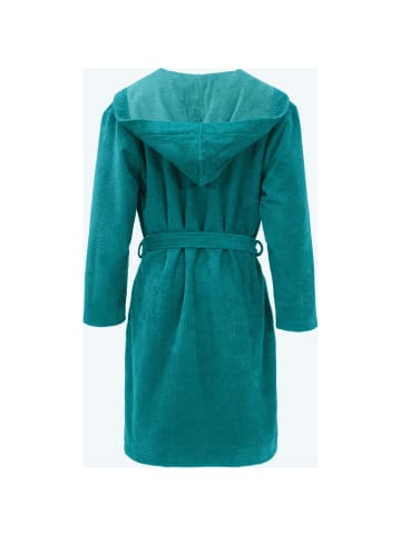 Erwin Müller Unisex-Bademantel Schwanau in türkis