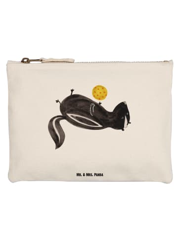 Mr. & Mrs. Panda Federtasche Stinktier Ball ohne Spruch in Weiß