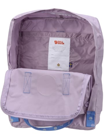 FJÄLLRÄVEN Rucksack Kanken in Pastel Lavender/Confetti Pattern