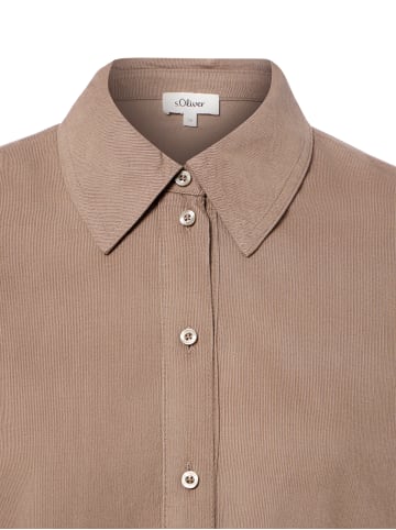 s.Oliver Cordbluse in taupe