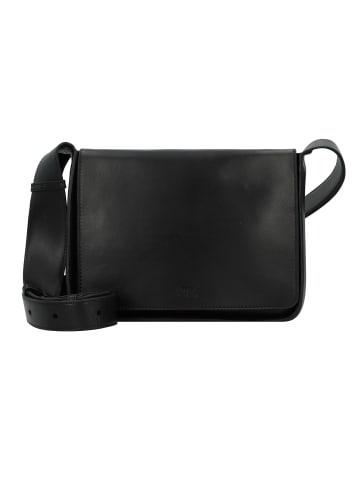 Jost Arva Umhängetasche Leder 25 cm in schwarz