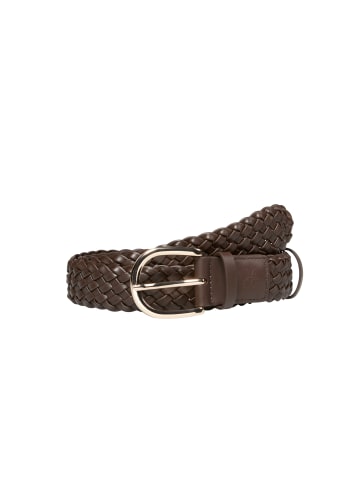 Marc O'Polo Flechtgürtel in dark brown