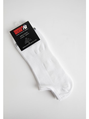 Gorilla Wear Knöchelsocken - 2-pack - Weiß